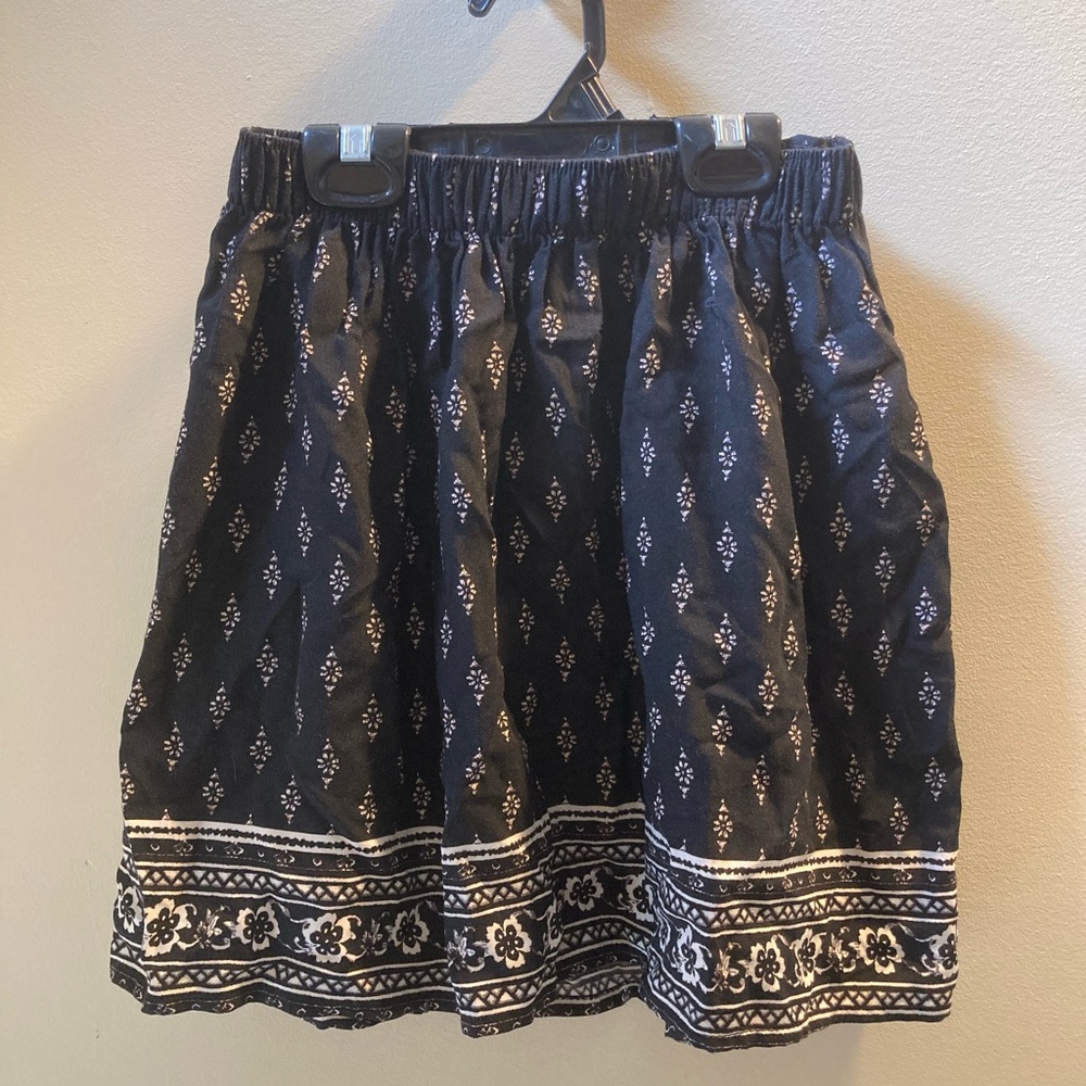 Black and White Skirt